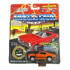 Johnny Lightning 1994 - 1970 Ford Mustang Boss 302 Orange - Muscle Cars USA New - Picture 1 of 3