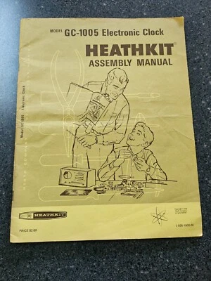 Manual de montaje de reloj electrónico Heathkit GC-1005 Foto 1 de 4