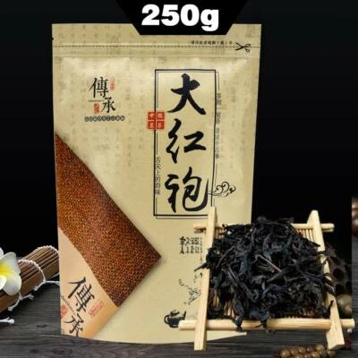 Bolsa de papel Kraft Da Hong Pao Tea Shuixian Wuyi 2021 bata roja grande té Oolong 250 g Foto 1 de 4