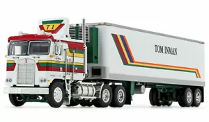 1/64 DCP TOM INMAN KENWORTH K100 W/ 40' VINTAGE REEFER TRAILER FALLEN FLAG #35 - Picture 1 of 4