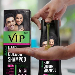 VIP Hair Shampoo 5 in 1 180ml, Black - Picture 1 of 7
