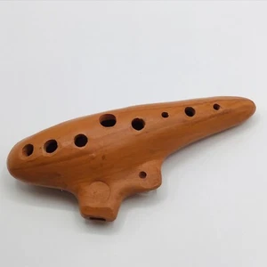 Vintage Ocarina “C” Antique Potato Flute Musical Instrument Terra Cotta Clay - Picture 1 of 7