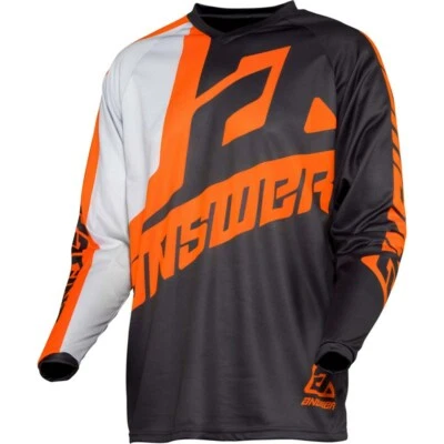 Orange Black Answer Racing Dirt Bike Gear Jersey and or Pant Motocross - Image 1 of 3