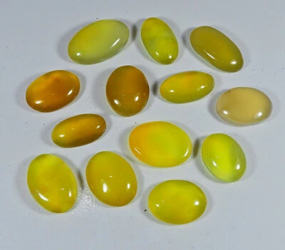 Natural Orange Onyx Agate Ring Size Oval Cabochon Gemstone Wholesale Lot gJ329 - Image 1 of 2