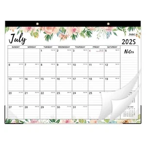 2025-2026 Desk Calendar - Jul 2025 - Dec 2026 18 Months Large Monthly Desk Ca... - Afbeelding 1 van 9
