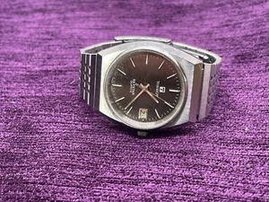 RELOJ TISSOT SEASTAR CUARZO ACERO INOXIDABLE VINTAGE AÑOS 70 TOTALMENTE FUNCIONANDO RARO - Imagen 1 de 7