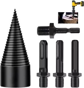 50mm Holzspalter Kegelspalter Bohrer Drillkegel Spaltbohrer Für Bohrmaschine DHL - Bild 1 von 17