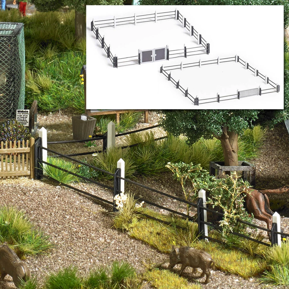 Busch 1022 Stahlrohrzaun H0 - Bild 1 von 1