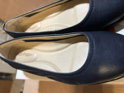 Sapatos femininos Hush Puppies TABEE PARADISE HW06156-401 DK SAFIRA EUA TAMANHO 6 - Imagem 1 de 4