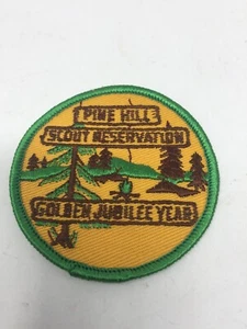 Patch vintage anni 60 Pine Hill Scout Riserva Golden Jubilee Year Boy Scouts BSA - Foto 1 di 3