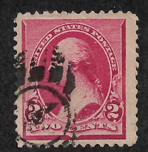US # 220 (1890) 2c George Washington - Used - VF/XF - Picture 1 of 2