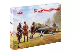 ICM 32102 VVS RKKA Piloten Militär Luftwaffe Maßstab 1/32 Modellbausatz Zweiter Weltkrieg - Bild 1 von 6