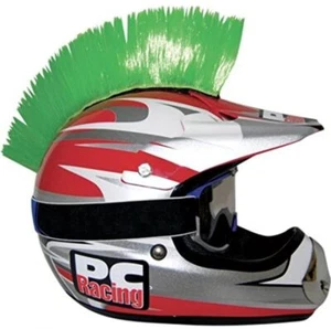 PC Racing Helmet Mohawks - Green 0136-0013 - Picture 1 of 4