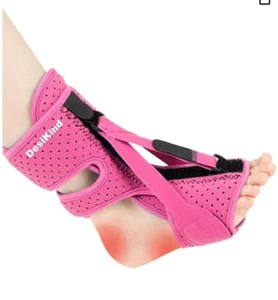 Férula nocturna para fascitis plantar, 3 correas ajustables para fascitis plantar, púrpura - Imagen 1 de 6