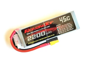 RoaringTop LiPo Akku 45C 2200mAh 3S 11,1V mit XT60 Stecker - Bild 1 von 1