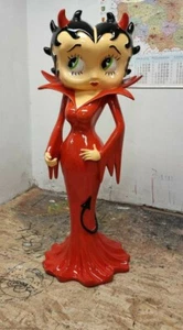 BETTY BOOP Figur Draculina 100 cm Werbefigur Pin Up Girl Figur USA Dekoration  - Bild 1 von 3