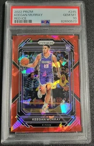 2022 NBA Prizm Keegan Murray Red Ice RC PSA 10 - Bild 1 von 2