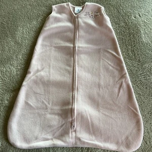 NEW Halo Girls Light Pink Stars Fleece Sleepsak SMALL 0-6 Months - Picture 1 of 5