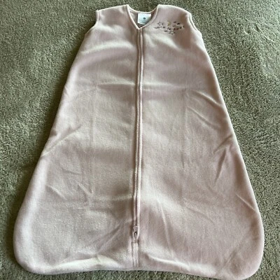 NEW Halo Girls Light Pink Stars Fleece Sleepsak SMALL 0-6 Months - Imagem 1 de 4