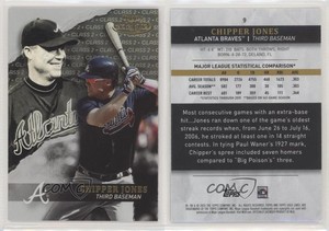 2020 Topps Gold Label Class 2 Black Chipper Jones #9 HOF