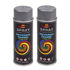 2x Felgenlack CC 400ml silber metallic Lackspray RAL 9006 Autolack Acryl - Bild 1 von 2