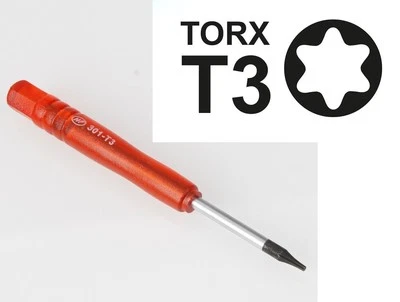 MOBILEPARTZ Torx T3 Mini (8 cm lang) Schraubendreher mit Magnetspitze für Nexus 6 Moto X
