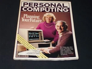 1986 FEBRUARY PERSONAL COMPUTING MAGAZINE - RITA & DAVE HEDGES COVER - H 7868 - Picture 1 of 2