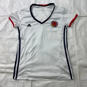 Camiseta deportiva de fútbol blanca de la Selección Nacional de Colombia ADIDAS 2016 blanca talla mediana - Imagen 1 de 10