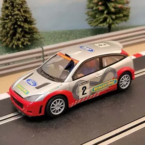 Scalextric 1:32 Car - Red & Silver Ford Focus Rally WRC #2 #Q - Picture 1 of 1