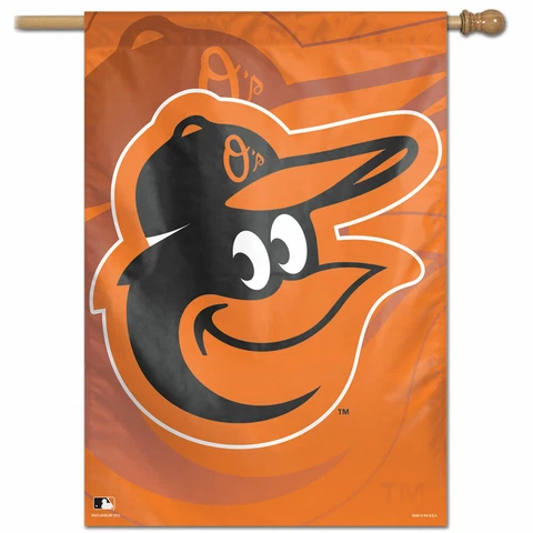 BALTIMORE ORIOLES 28"X40" HOUSE FLAG OR WALL BANNER MLB LICENSED USA SELLER Cover