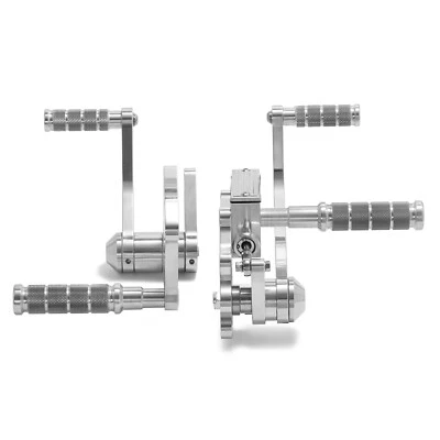 Polished Forward Controls for Heritage Softail Classic FLSTC Fatboy FLSTF 00-17 - image 1 of 4