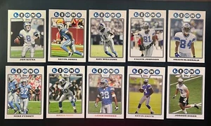 2008 Topps Team Set -  Detroit Lions 10 Cards - Picture 1 of 2
