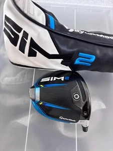 Taylormade Sim 2 sim2 9.0* ( 9 Degree ) Driver Club Head ( RH ) w/cover - Picture 1 of 12