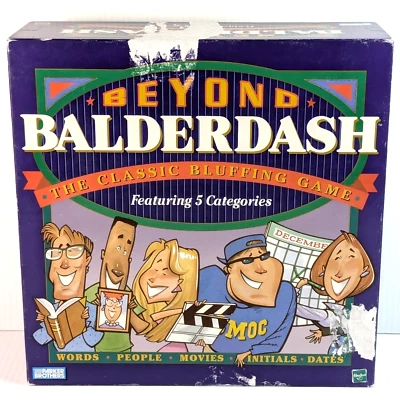 Parker Brothers Beyond Balderdash The Classic Bluffing Board Game 100% COMPLETE - Image 1 of 4