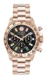 Philipp Plein Damen Uhr Analog Quarz Chrono NOBILE LADY PWSBA0423 Edelstahl - Bild 1 von 5