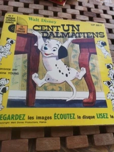 Cent Un 101 Dalmatiens Livre Avec 45 Tours Disney - Imagen 1 de 6