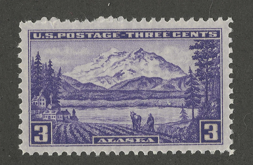 US 800 @ (1937) 1c, XF; MNH - Alaska - Image 1 of 1