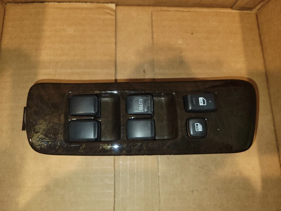 2001-2007 TOYOTA HIGHLANDER MASTER INTERRUPTOR DE JANELA DE ENERGIA GRÃO DE MADEIRA 84040-48050 - Imagem 1 de 4