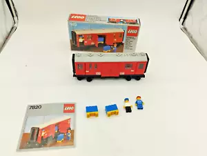 LEGO 7820 Mail Van Waggon OVP BOX 12V 4,5V Train Trains Eisenbahn Zug 7750 - Imagen 1 de 18