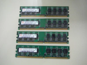 Hynix 4GB (4 x 1GB) HYMP112U64CP8-Y5-AB 1RX8 PC2-5300U 667 MHZ PC Memory - Picture 1 of 1