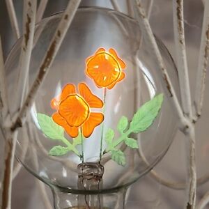 Ed's Variety Store Artful Neon"Rose" Light Bulb Flower Filament Floral Lamp NIP