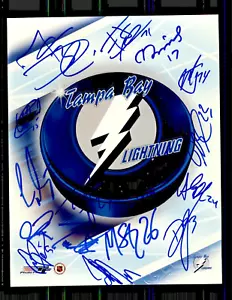 16 Signature Tampa Bay Lightning Signed 8x10 Photo Autos St. Louis Fedotenko + - Picture 1 of 1