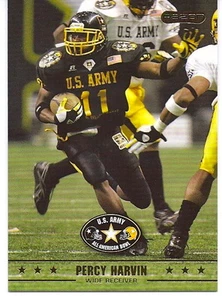 PERCY HARVIN 2009 U.S. ARMY "1ST EVER PRINTED" ALL-AMERICAN ROOKIE CARD! GATORS! - Picture 1 of 1