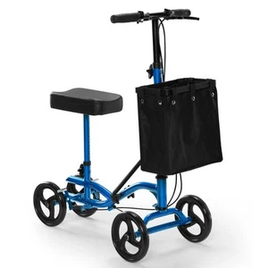 Knee Scooter for Adults,Lightweight Foldable All Terrain Knee Walker with 8" ... - Picture 1 of 8