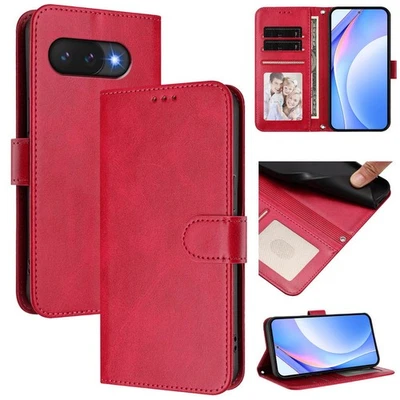 Phone Case For Google Pixel 9 10 Pro XL 6 7A 8A 9A PU Leather Wallet Stand Cover - Image 1 of 4
