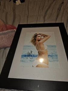 Foto a colori con cornice autografata Margot Robbie Coa - Foto 1 di 2