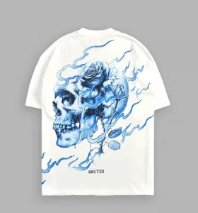 Darc Sport MORI AMONG ROSES SIDE BY SIDE Oversized Premium Tee In Creme Größe L - Bild 1 von 7
