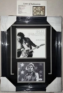 Bruce Springsteen Signed Framed Photo Print JSA LOA Born To Run The Boss RARE ! - Picture 1 of 3