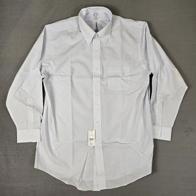 Camisa de vestir Brooks Brothers Regent para hombre 16,5-32 algodón Supima sin hierro nueva con etiquetas Foto 1 de 4