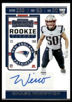 2019 Panini Contenders #276 Chase Winovich - Image 1 of 2